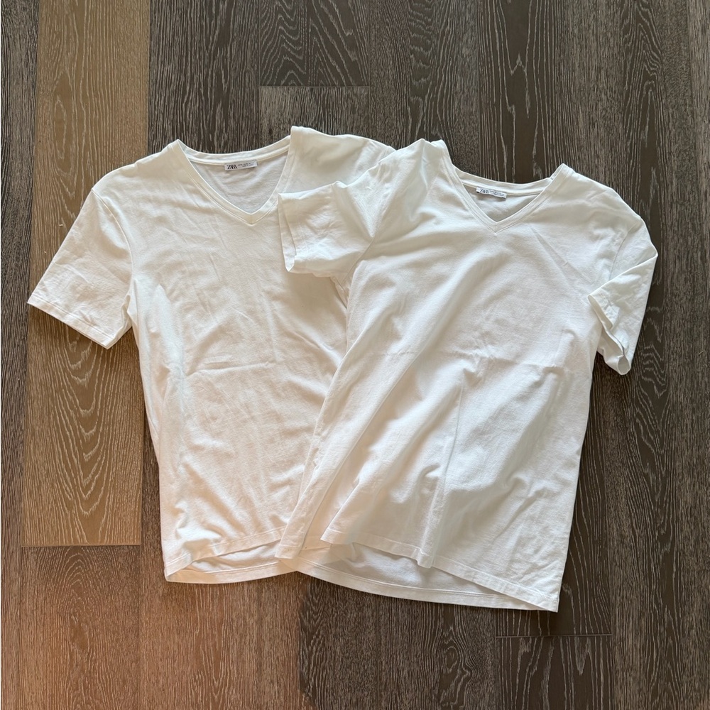 Zara V-Neck  slim men’s T-Shirt bundle
